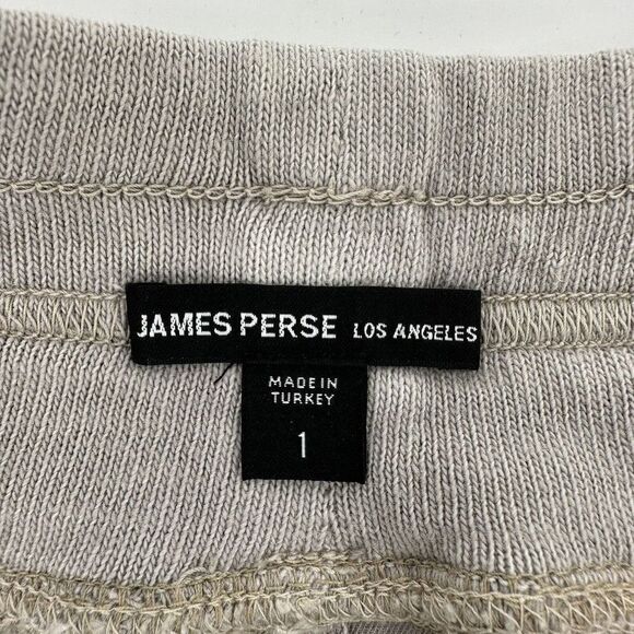 James Perse Skirt Size 1 US Size S Khaki Tan Drawstring Mini Pockets Gorpcore - Picture 7 of 8